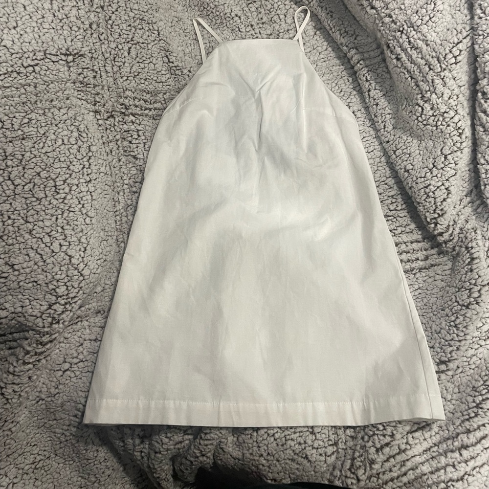 Zara Linen Blend Mini Dress Brand New Never Worn